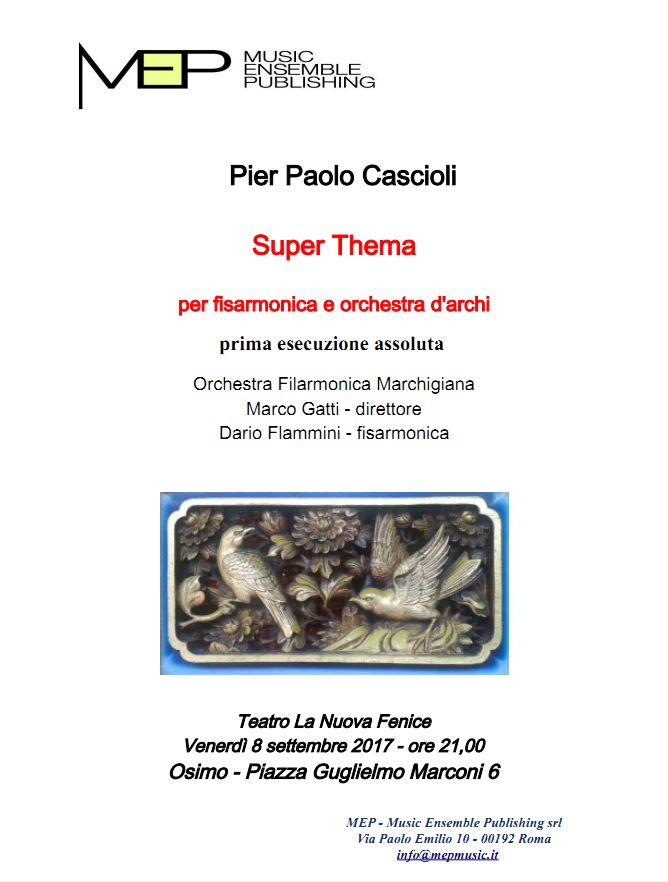Pier Paolo Cascioli - Super Thema Pier Paolo Cascioli - Super Thema